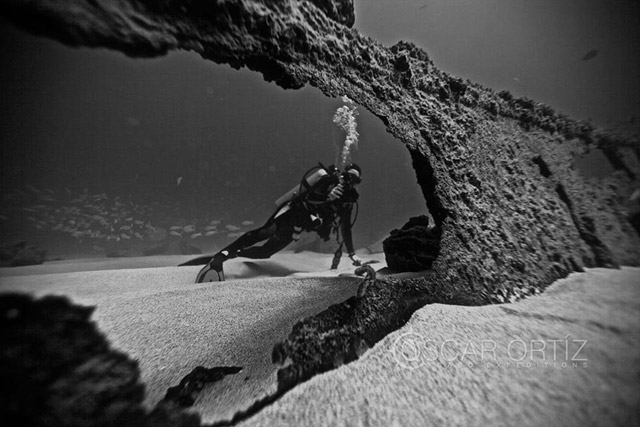 Shipwreck scuba diving in Cabo San Lucas Mexico