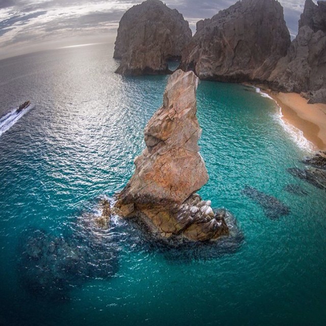 Aerial view of Cabo San Lucas, Mexico