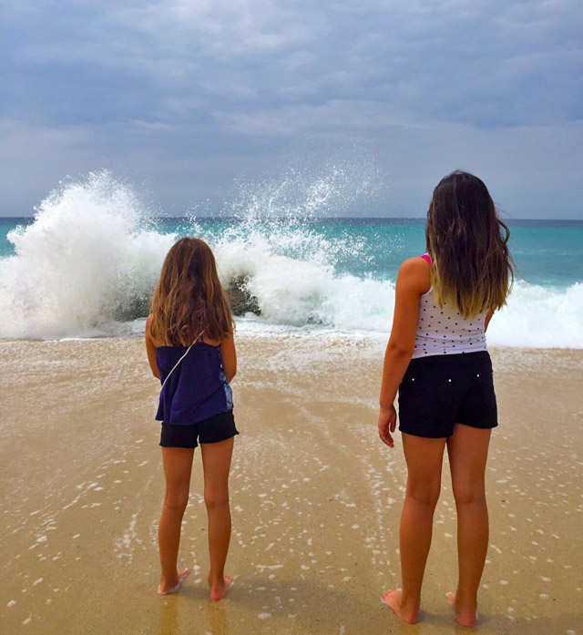 Watching the surf in Los Cabos, Mexico