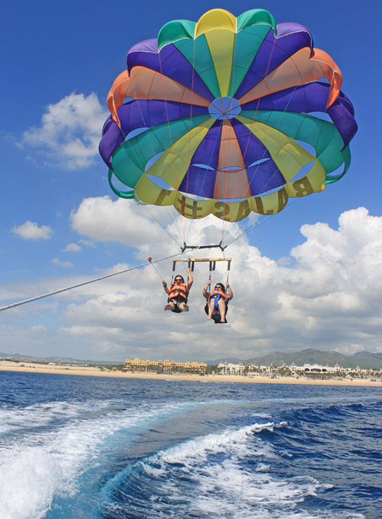 Parasailing in Cabo San Lucas, Mexico