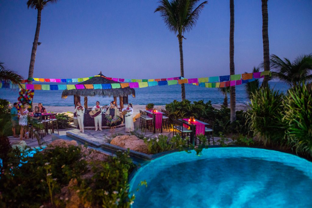 Luxury birthday party at private Los Cabos Mexico vacation rental Villa las Rocas