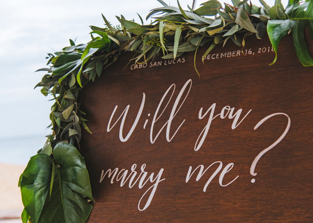 Engagement Proposal in Cabo San Lucas Mexico