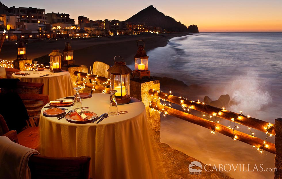 Fine dining is a main highlight of vacations at the luxurious Resort at Pedregal in Cabo San Lucas Mexico 