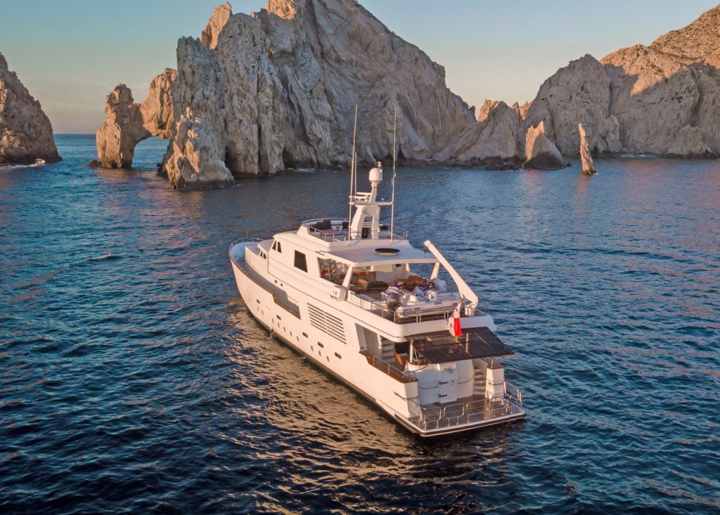 Private luxury yacht charters in Cabo San Lucas Mexico