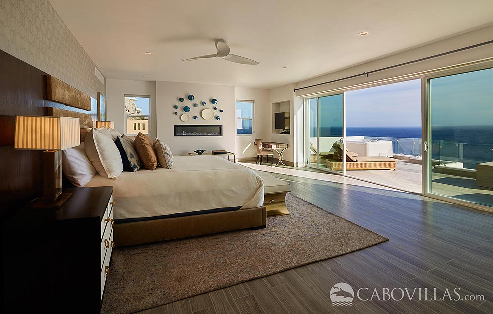 Luxury vacation rental in Cabo San Lucas Mexico with spectacular hillside ocean views of the Pacific