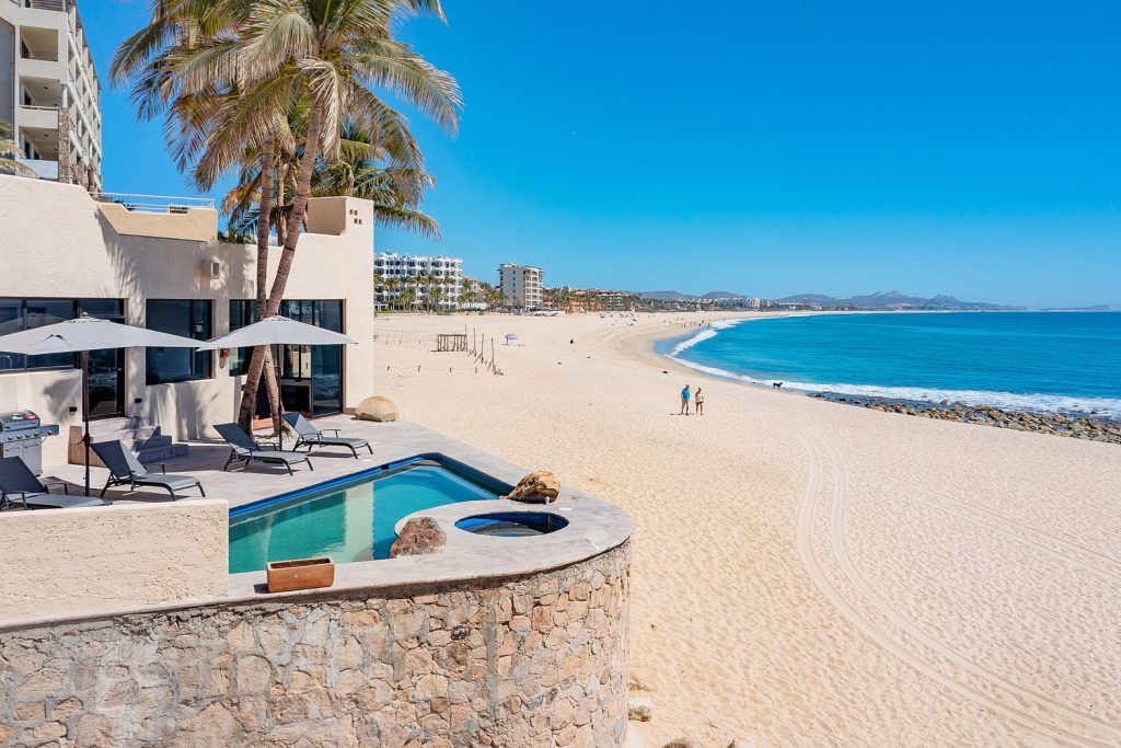 Los Cabos Beachfront Surf Vacation Rental Overlooking Zippers Costa Azul Surfing Break 