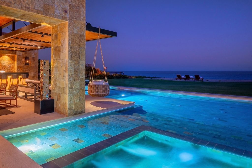 Los Cabos Mexico luxury vacation rental villa overlooking the Sea of Cortez 